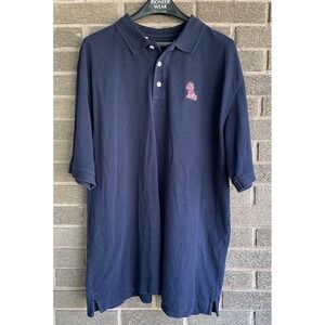 Ole Miss Rebels Cutter and Buck Mens Blue Short Sleeve Polo XL